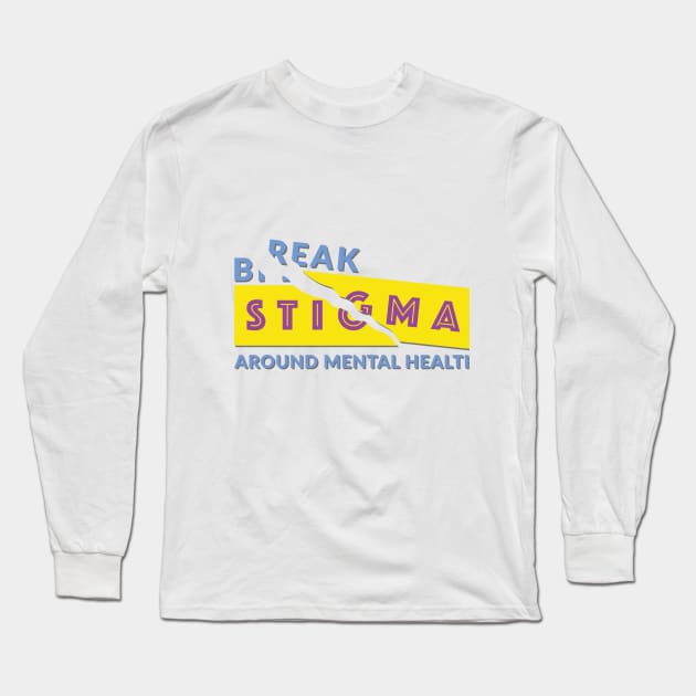 Stigma Free Long Sleeve T-Shirt by theborderlineproject